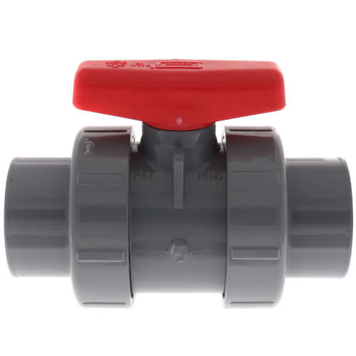 Main product image of 1-1/2" Socket x FNPT Gray CPVC True Union 2000 Ball Valve