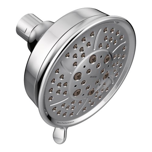 Main product image of Chrome 4 Function Eco-performance 4-3/8" Diameter Shower Head, 1.75 Gpm, 3638EP