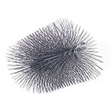 Main product image of 6" Round Pro-Clean Home Oil Tempered Wire Chimney Brush (1/4" MPT)