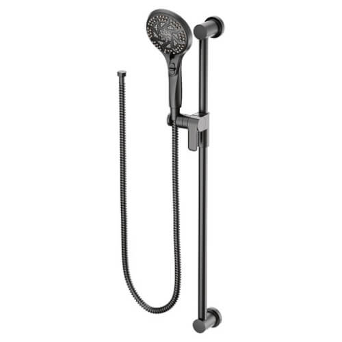 Main product image of Eco-Performance Handshower w/ Slide Bar, 5-Spray Pattern (Matte Black), 3671EPBL