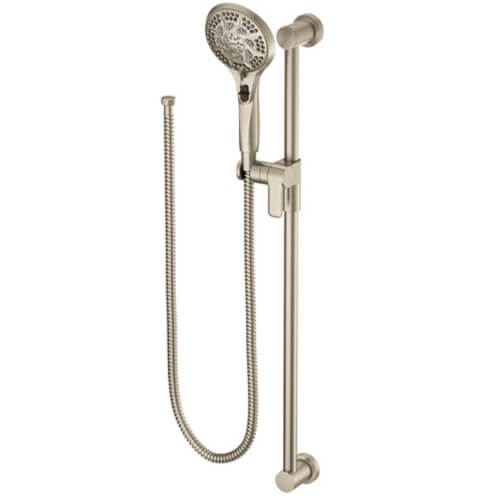 Main product image of Eco-Performance Handshower w/ Slide Bar, 5-Spray Pattern (Brushed Nickel), 3671EPBN