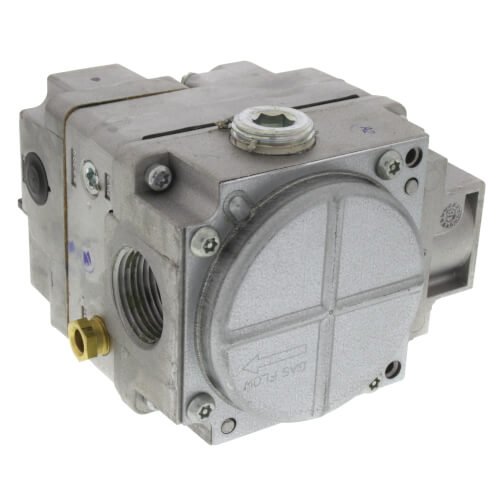Main product image of 1/2" X 3/4" Gas Valve, 24 VAC, Side Outlets Tapped And Plugged