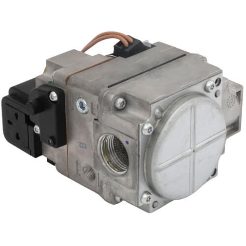 Main product image of 3/4" X 3/4" Gas Valve, 24 VAC, Redundant (Pilot) Valve, Plug In Pilot Socket On Outlet Side, No LP Kit