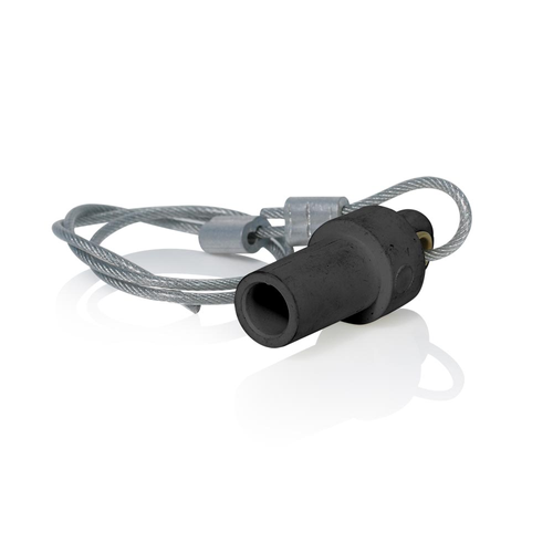 Main product image of 15 Series Cam-Type Male Protective Cap, Taper Nose (Black)