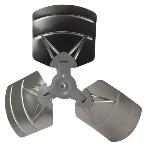 3-Blade Fan Assembly, 24" Diameter, 1/2" Bore, 36G80