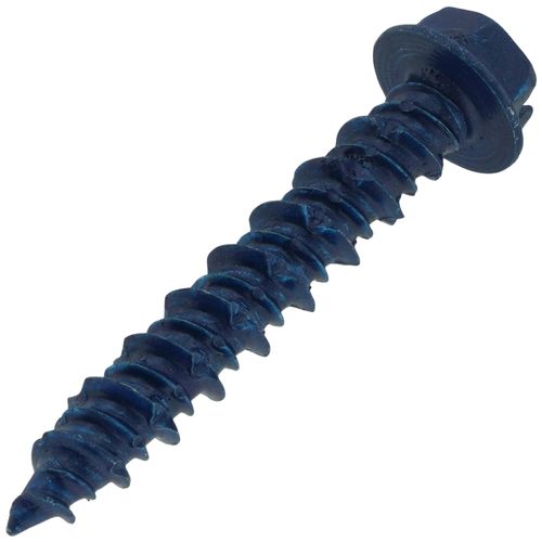 Main product image of 3/16" x 1-1/4" Slotted Hex Washer Head Concrete Screw Anchor (Pack of 100)
