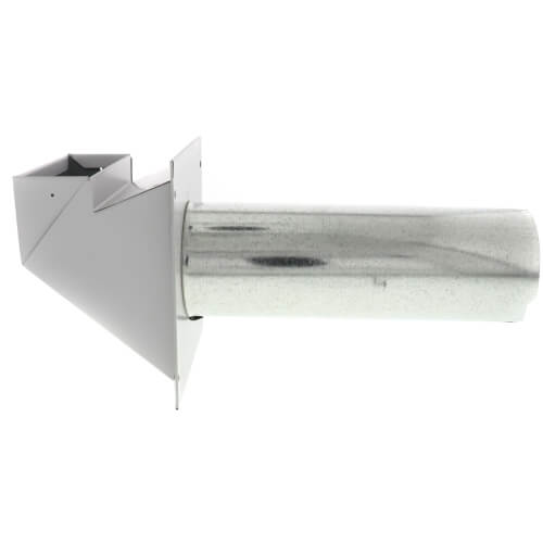 370 Lambro Industries 370 4" Galvanized Hood Vent w/ Weighted Damper