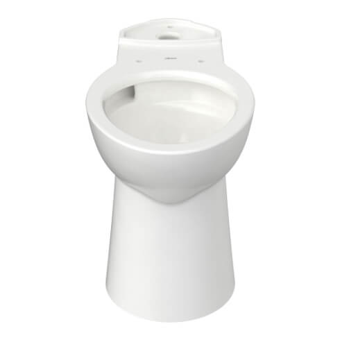 Main product image of Yorkville 1.1/1.28/1.6 gpf Pressure Assist Back Outlet Elongated EverClean Toilet Bowl Only (White)