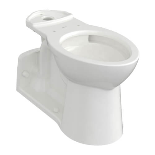 Main product image of Yorkville 1.1/1.28/1.6 gpf Pressure Assist Back Outlet Elongated EverClean Toilet Bowl Only (White)