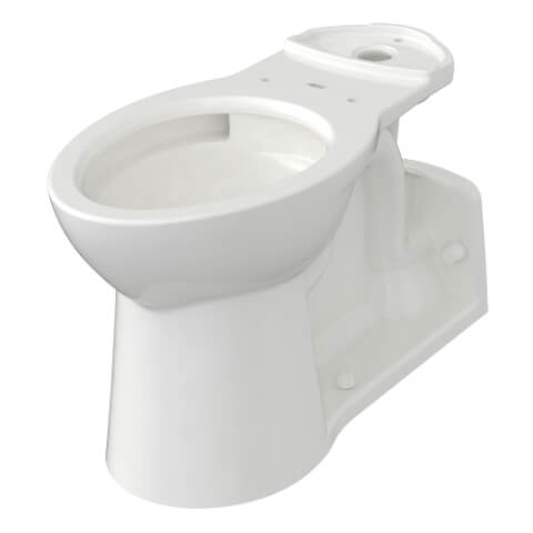 Main product image of Yorkville 1.1/1.28/1.6 gpf Pressure Assist Chair Height Back Outlet Elongated EverClean Toilet Bowl Only (White)