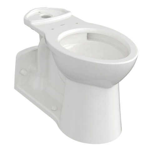 Main product image of Yorkville 1.1/1.28/1.6 gpf Pressure Assist Chair Height Back Outlet Elongated EverClean Toilet Bowl Only (White)