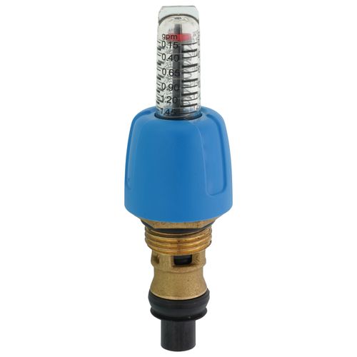 Main product image of Flow Meter Valve w/ Blue Plastic Cap for 1-1/4" LK Stainless Steel Manifold