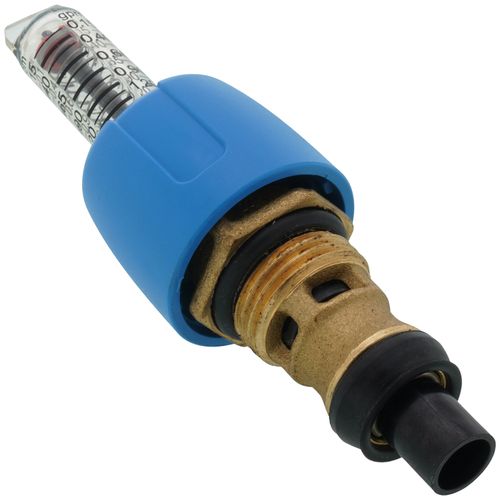 Main product image of Flow Meter Valve w/ Blue Plastic Cap for 1-1/4" LK Stainless Steel Manifold
