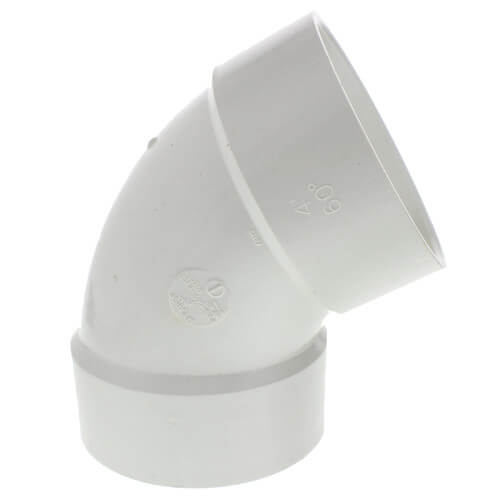 Main product image of 8" PVC DWV 60° Elbow