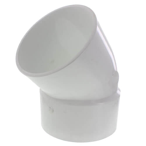 Main product image of 10" PVC DWV 45° Street Elbow