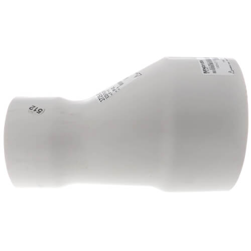 Main product image of 6" x 4" PVC DWV Eccentric Reducer (2-Step)