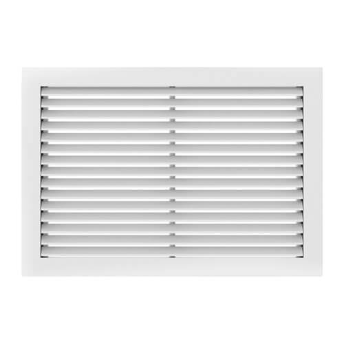 Main product image of 10" x 6" (Wall Opening Size) Satin Anodized Aluminum Double Deflection Register (HVD Series)