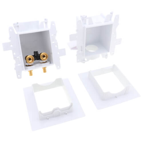 MODA PEX Crimp Washing Machine Outlet Box, 1/4 Turn, Standard Pack