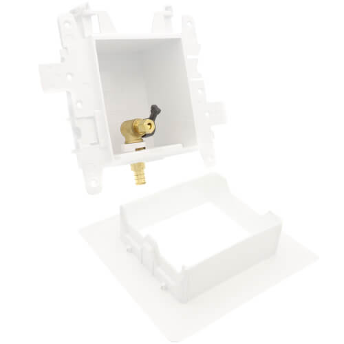 MODA PEX Crimp Ice Maker Outlet Box, 1/4 Turn, Standard Pack