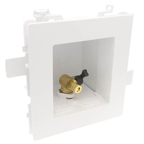 MODA PEX Crimp Ice Maker Outlet Box, 1/4 Turn, Standard Pack