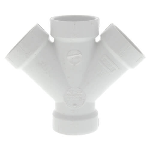 10" PVC DWV Double Wye