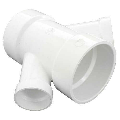 6" x 3" PVC DWV Double Wye