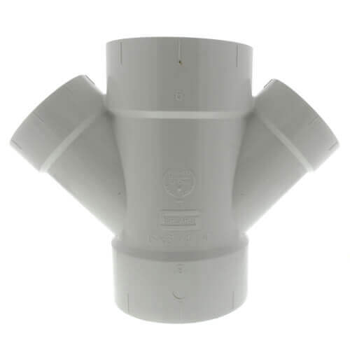 14" x 12" PVC DWV Double Wye