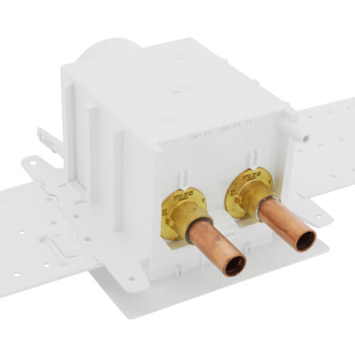 Main product image of MODA 3/8" Sweat 2-Valve Lavatory Supply Box w/ Hammer Arrestor & Contractor Pack