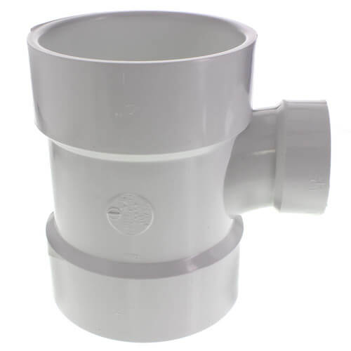 Main product image of 6" x 6" x 2" PVC DWV Sanitary Tee