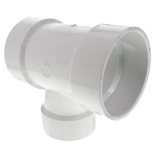 Main product image of 6" x 6" x 2" PVC DWV Sanitary Tee