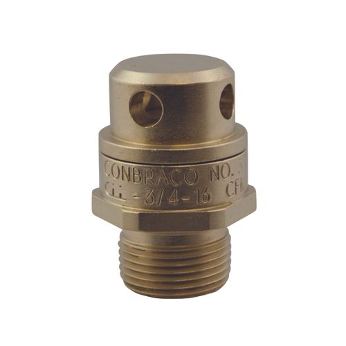 Main product image of 3/4" MNPT Brass Vacuum Relief Valve w/ Satin Brass Finish, 37LF20201