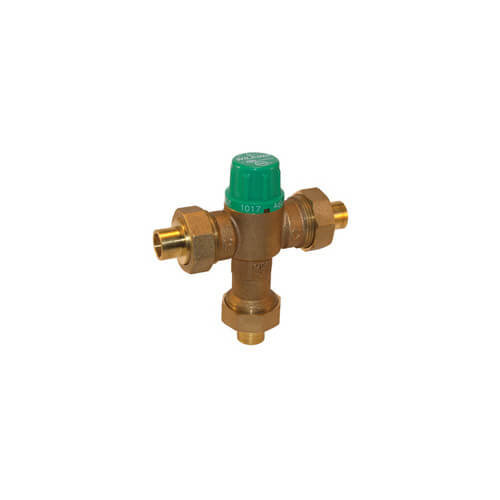 Zurn 3/8" Lead Free Thermostatic Mixing Valve 95 to 131°F