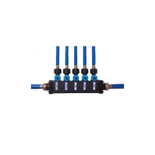 Main product image of 1/2", 3 Port Bronze PEX Press MINIBLOC