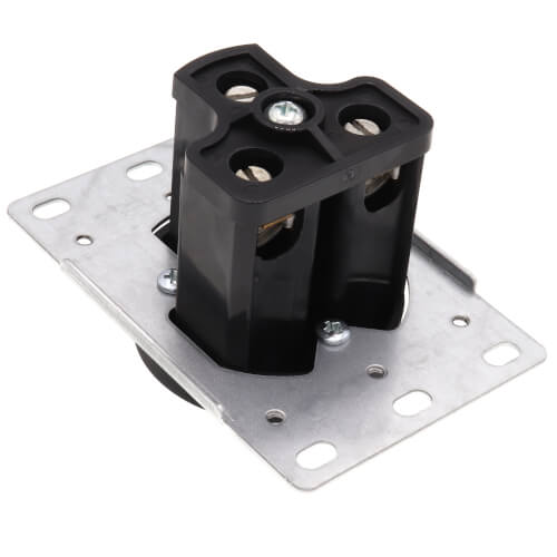 Main product image of Straight Blade Single Receptacle, 2P, 3-Wire - Black (50A, 250V)
