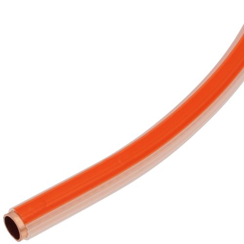 Main product image of Oil V-Tec 1/2" OD x 50' Coated Copper Type L Tubing Coil (Orange)