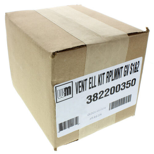 Main product image of Vent Elbow Replacement Kit (Stainless Steel) for GV Boilers, 382-200-350