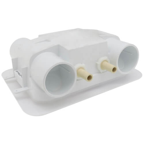 Main product image of 2 x 4 CPVC Assembled Washing Machine Outlet Box w/ Water Hammer Arrestor, 1/4 Turn (Standard Pack)
