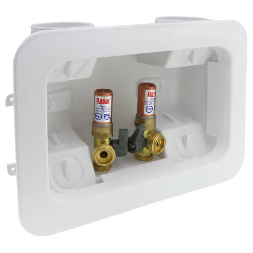 38207 Oatey 38207 2 x 4 CPVC Assembled Washing Machine Outlet Box w