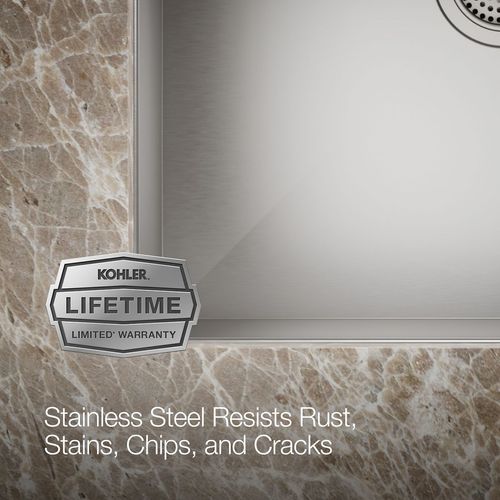 Main product image of Vault 24" Undermount Single Bowl Kitchen Sink, K-3822-NA