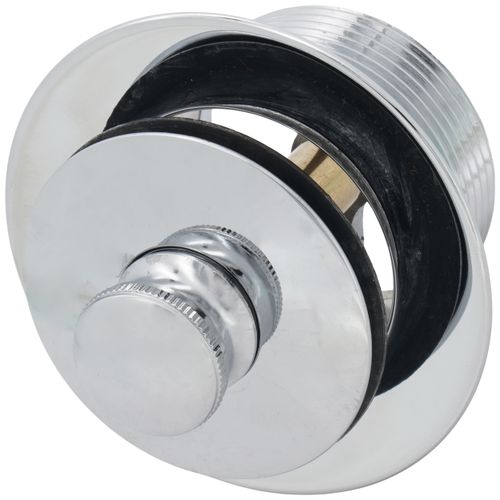 Main product image of 1.865" OD x 11.5" Threads x 1.25" Push Pull Bathtub Closure (Chrome Plated)