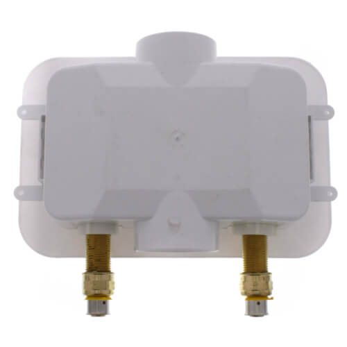Centro II Washing Machine Outlet Box w/ 1/4 Turn, w/ Water Hammer Arrestor (1/2" PEX Press)