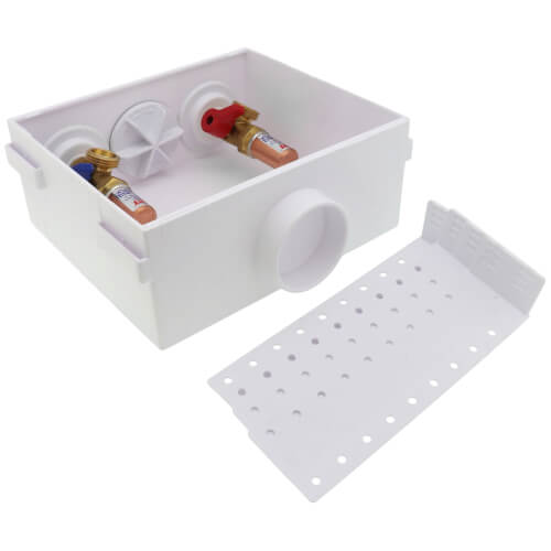 38542 Oatey 38542 QUADTRO Washing Machine Outlet Box w/ 1/4 Turn