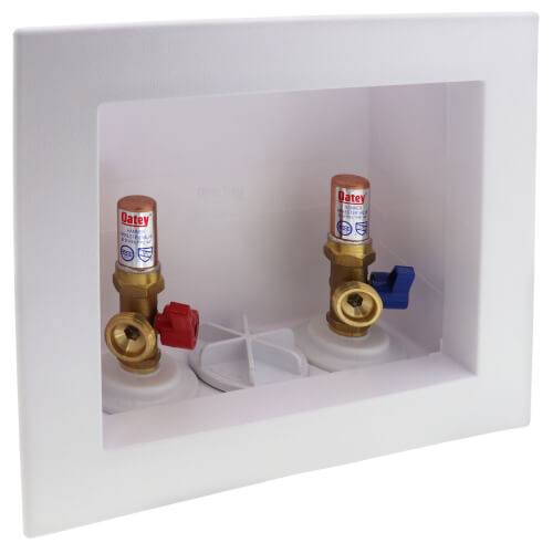 38542 Oatey 38542 QUADTRO Washing Machine Outlet Box w/ 1/4 Turn