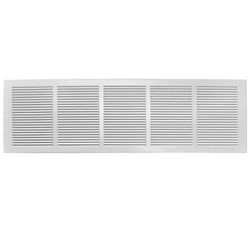 Main product image of 10" x 6" (Wall Opening Size) Satin Anodized Sidewall Aluminum Register w/ MS Damper (VM Series)
