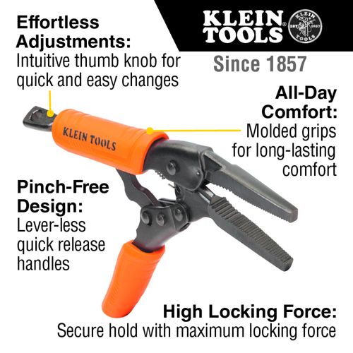 Main product image of 6" Long Nose, 7" & 10" Curved Jaw Locking Pliers (3 Piece)