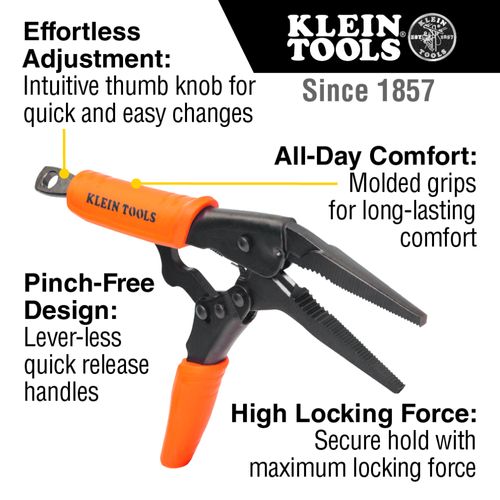 Main product image of 6" & 9" Long Nose Locking Pliers (2 Piece)