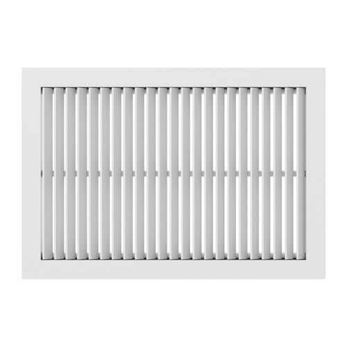 Main product image of 14" x 8" (Wall Opening Size) Satin Anodized Sidewall Aluminum Register w/ MS Damper (VM Series)