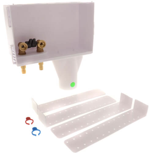 Main product image of F1960 PEX Noham Washing Machine Outlet Box, 1/4 Turn (Contractor Pack)