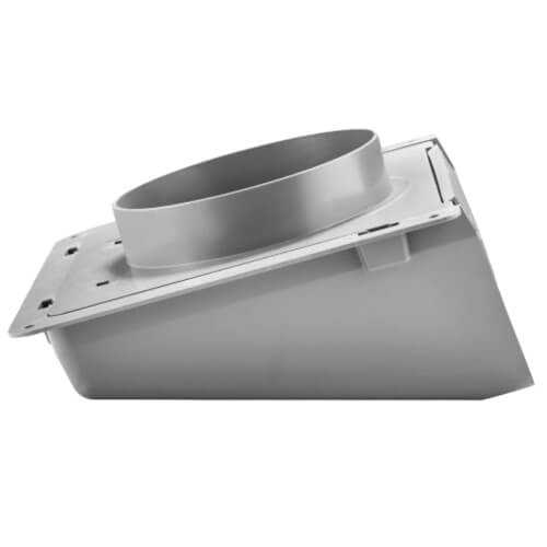 8" Gray Plastic Wall Cap