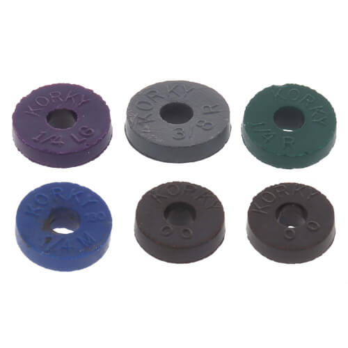 36BP Korky 36BP 9 Piece Beveled Faucet Washer Assortment 7